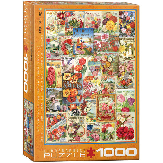 Flower Seeds Catalogue 1000 Piece Jigsaw Puzzle Eurographics