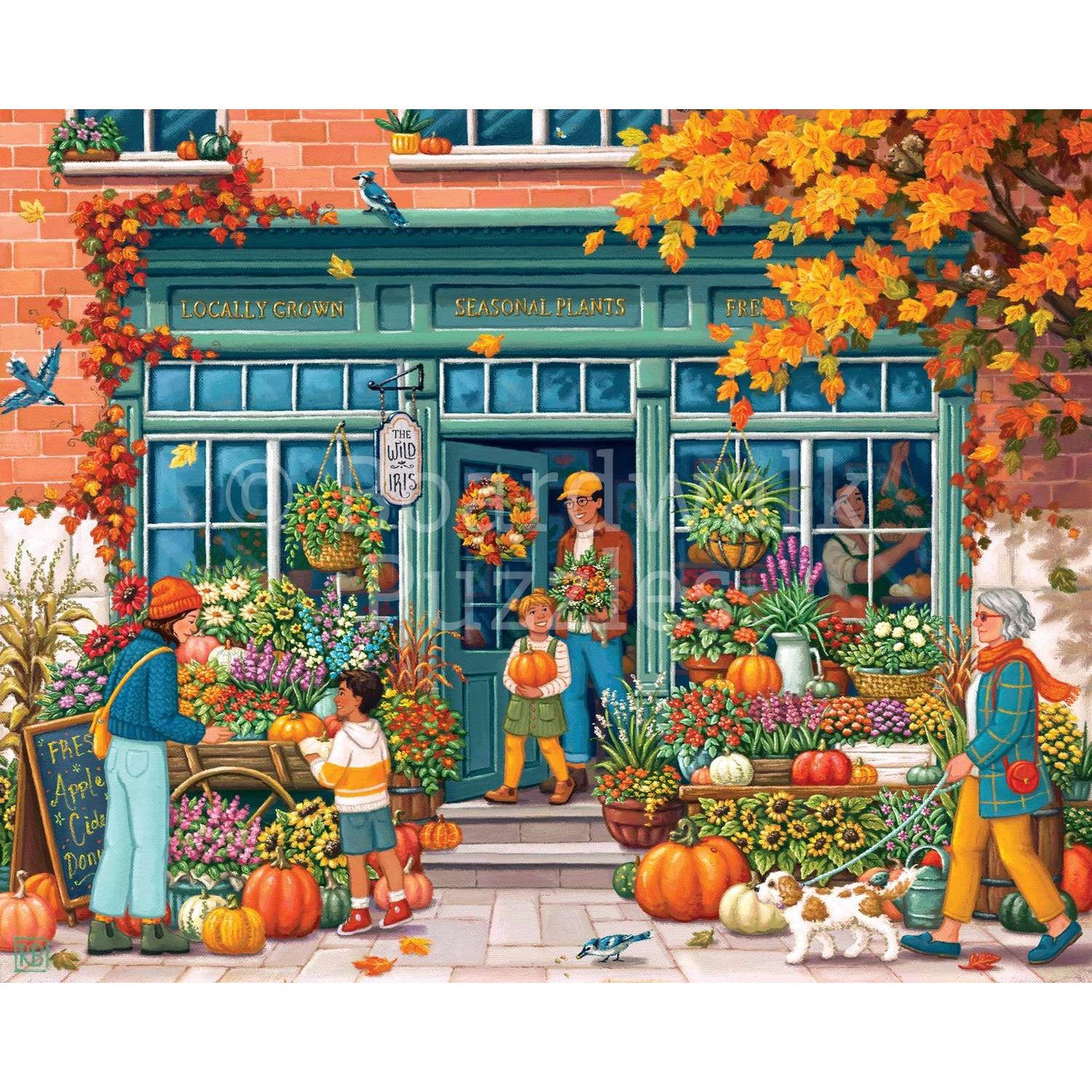 Flower Shop 1000 Piece Jigsaw Puzzle Boardwalk