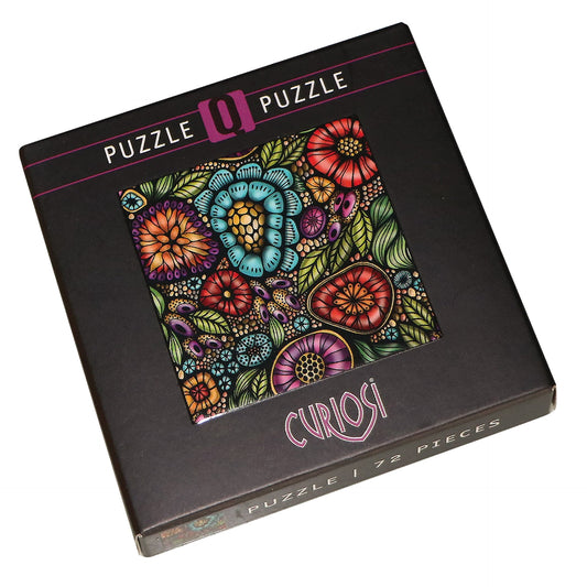 Flowers 72 Piece Pocket Jigsaw Puzzle Curiosi