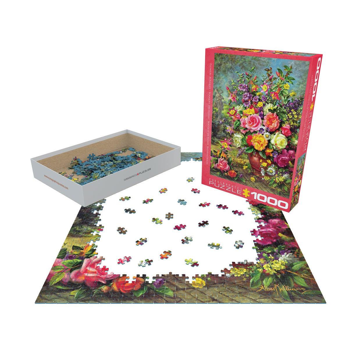 Flowers Bouquet 1000 Piece Jigsaw Puzzle Eurographics