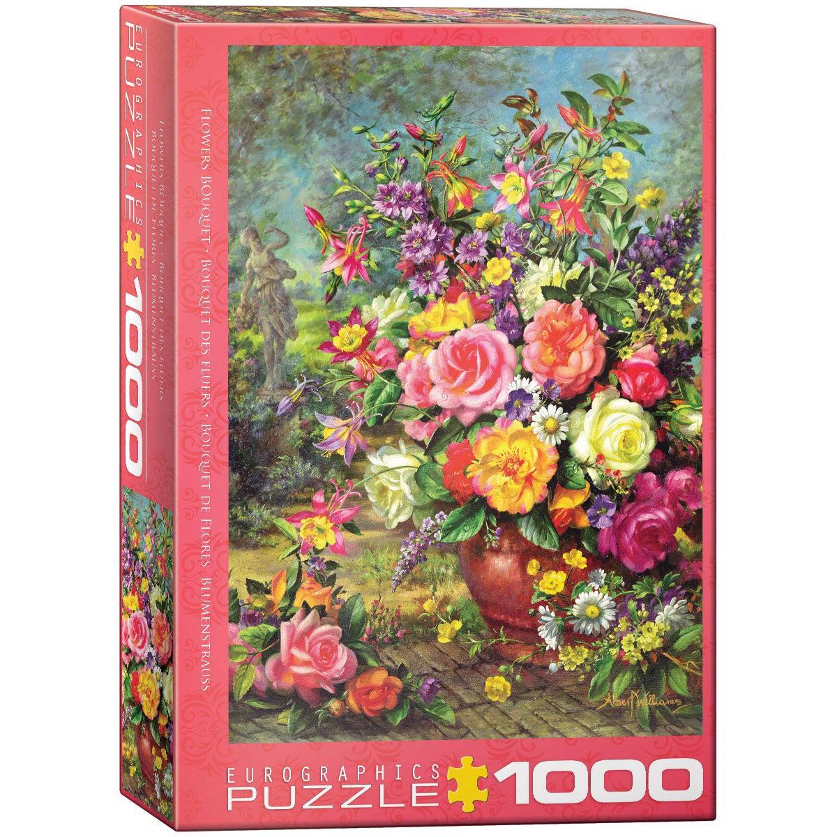 Flowers Bouquet 1000 Piece Jigsaw Puzzle Eurographics