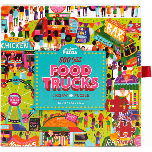 Food Trucks 500 Piece Jigsaw Puzzle Professor Puzzle