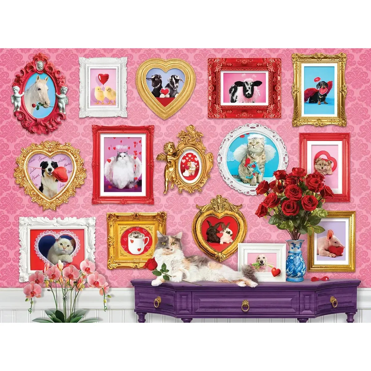 For the Love of Animals 500 Piece Jigsaw Puzzle Eurographics