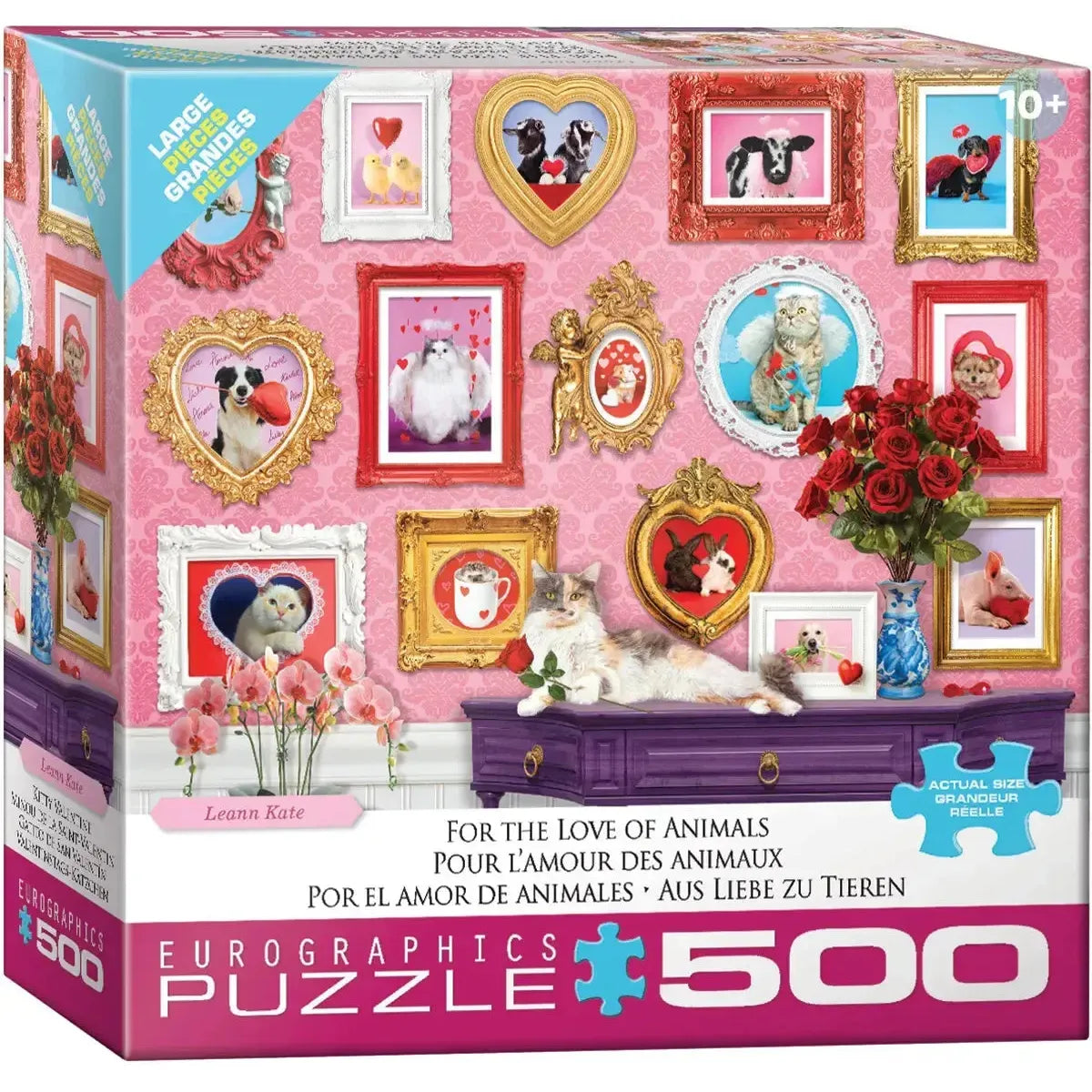 For the Love of Animals 500 Piece Jigsaw Puzzle Eurographics