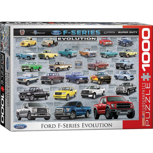 Ford F-Series Evolution 1000 Piece Jigsaw Puzzle Eurographics