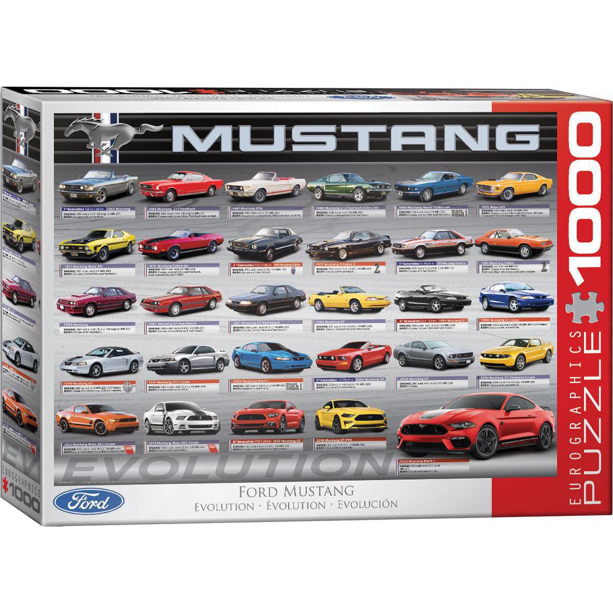 Ford Mustang Evolution 1000 Piece Jigsaw Puzzle Eurographics