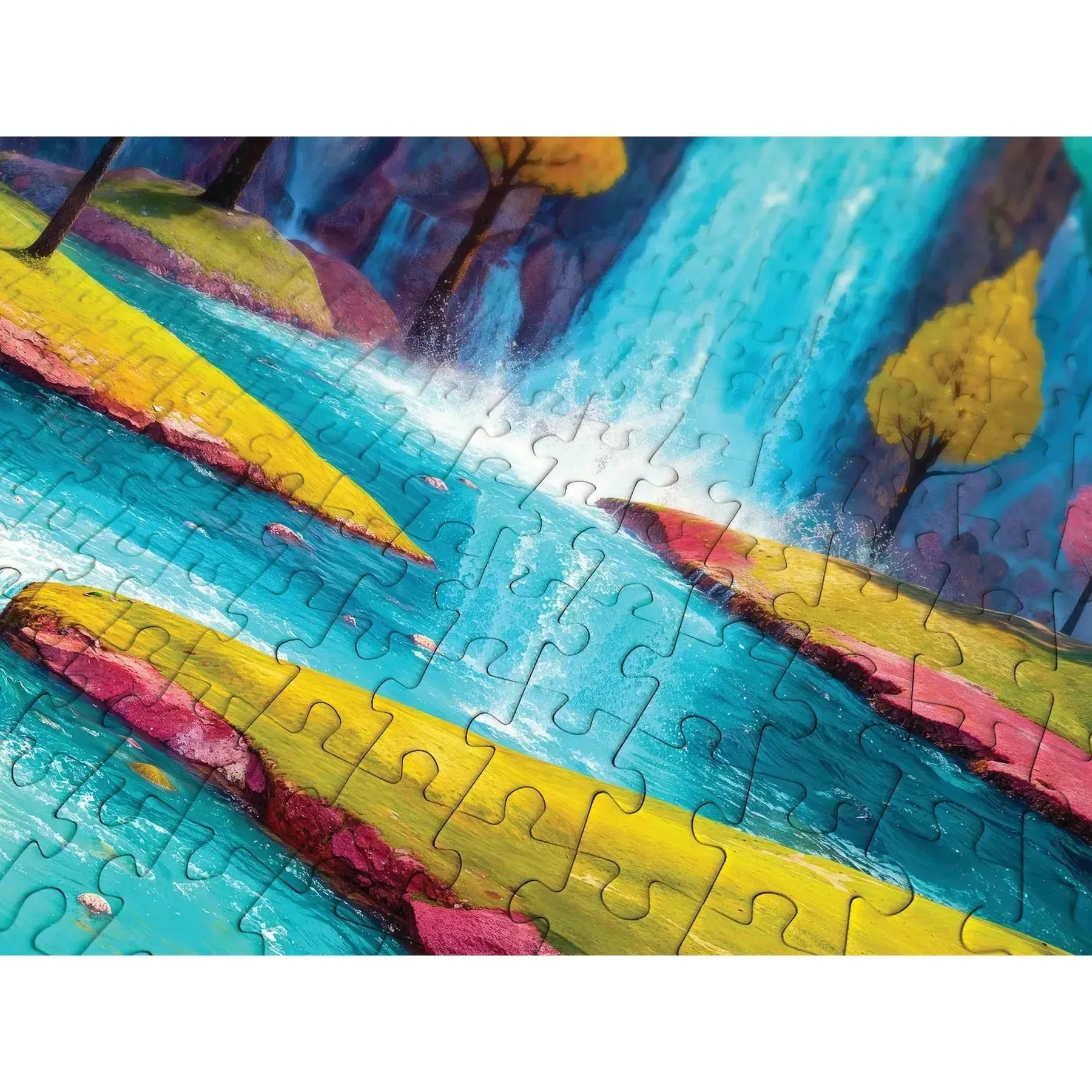 Forest Cascade 1000 Piece Jigsaw Puzzle Enjoy