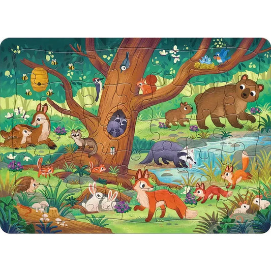Forest Scene 35 Piece Tray Jigsaw Puzzle Cobble Hill
