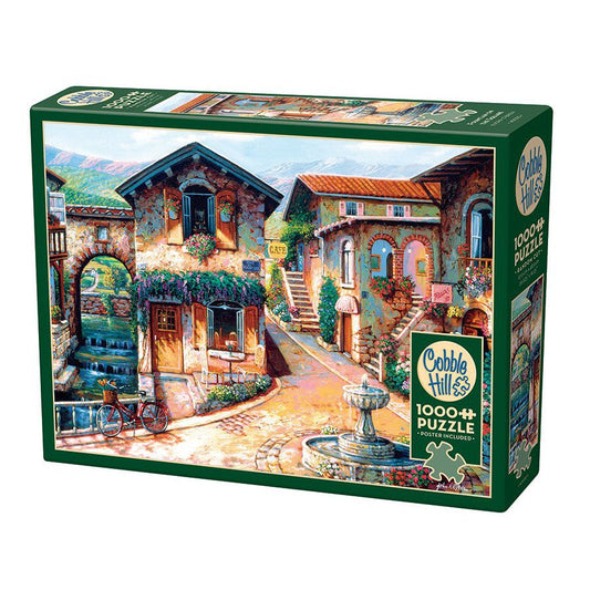 Fountain on the Square 1000 Piece Jigsaw Puzzle Cobble Hill