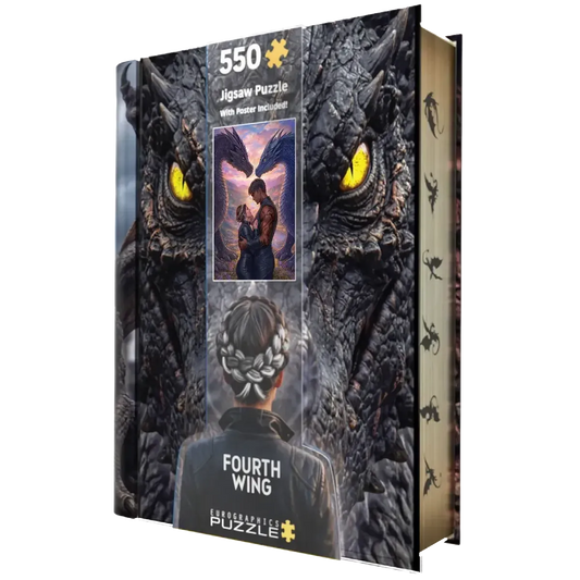 Fourth Wing 550 Piece Jigsaw Puzzle in Tin Eurographics