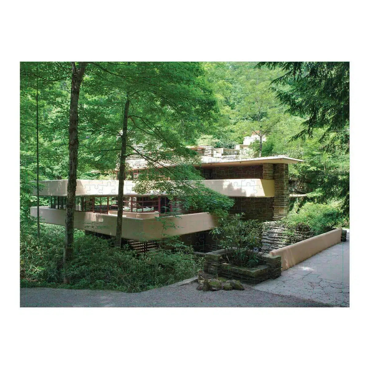 Frank Lloyd Wright Fallingwater Double-Sided 500 Piece Jigsaw Puzzle Galison