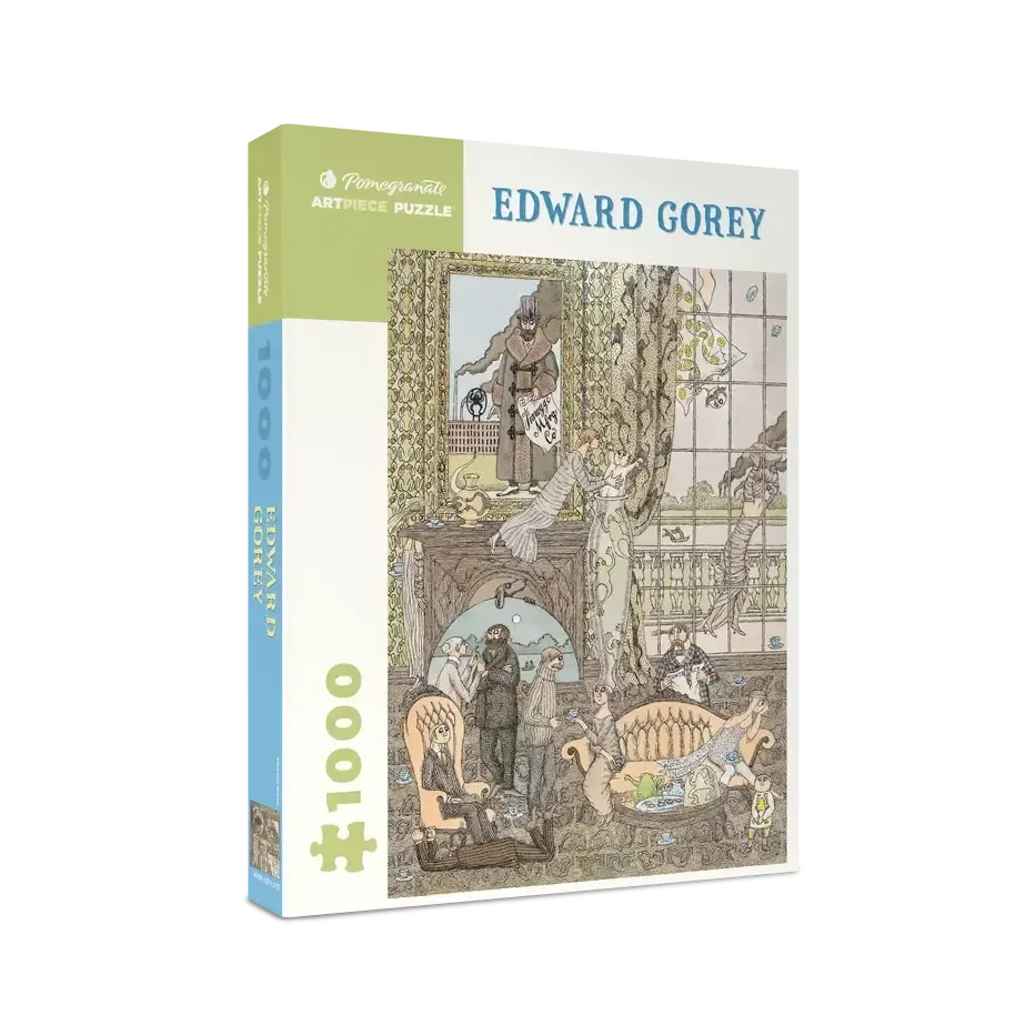 Frawgge Mfrg. Co. by Edward Gorey 1000 Piece Jigsaw Puzzle Pomegranate