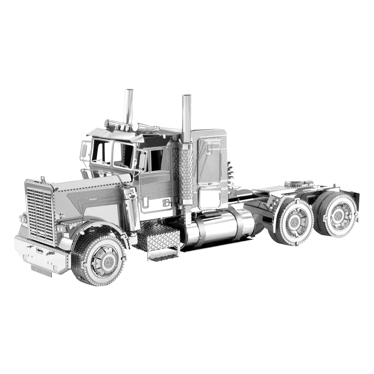 Freightliner FLC Long Nose Truck 3D Steel Model Kit Metal Earth