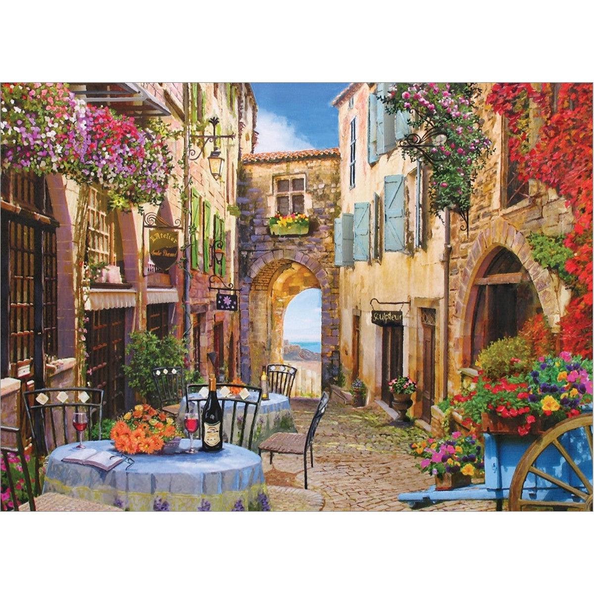 French Village 1000 Piece Jigsaw Puzzle Cobble Hill