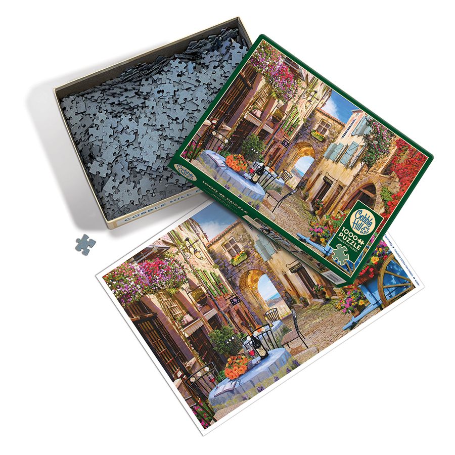 French Village 1000 Piece Jigsaw Puzzle Cobble Hill