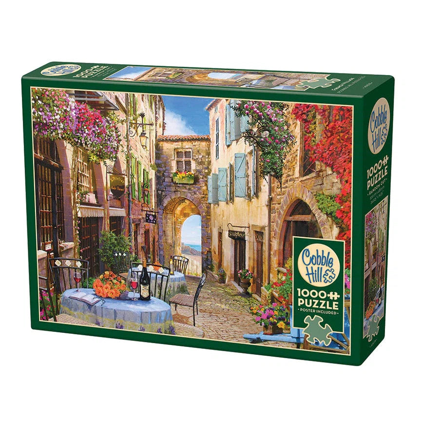 French Village 1000 Piece Jigsaw Puzzle Cobble Hill