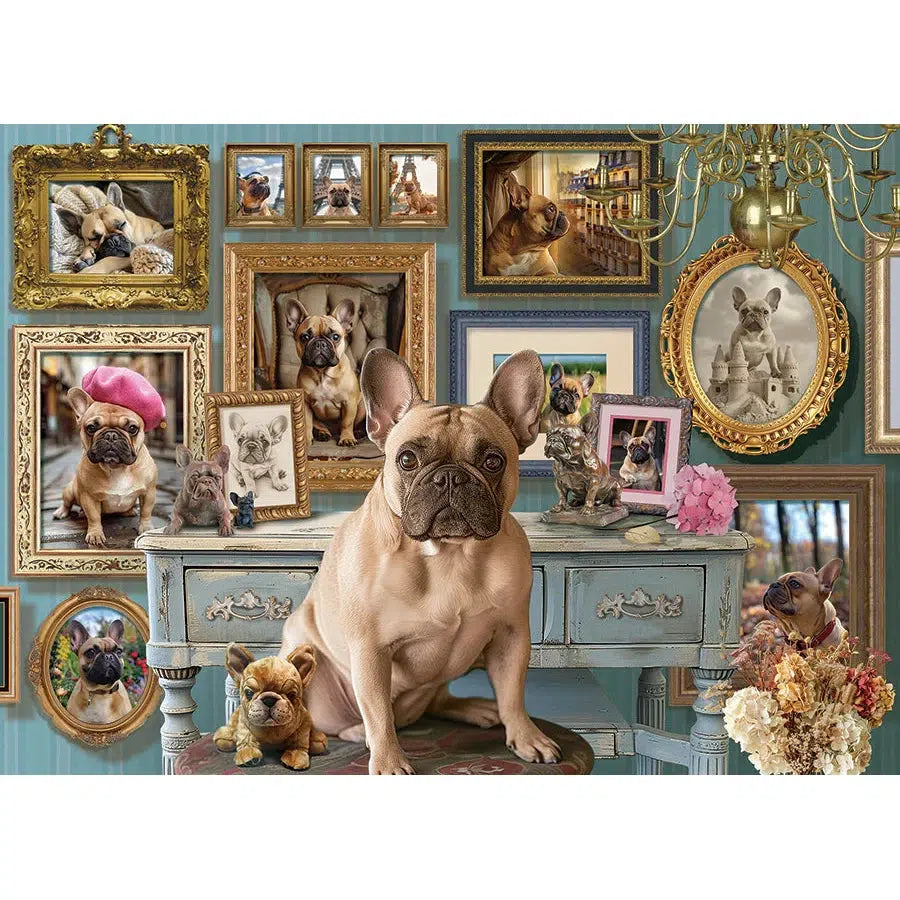 Frenchie 500 Piece Jigsaw Puzzle Cobble Hill