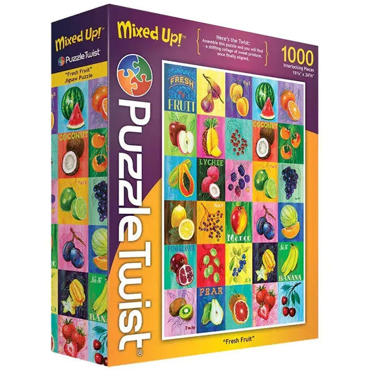 Fresh Fruit "Mixed Up" 1000 Piece Jigsaw Puzzle PuzzleTwist