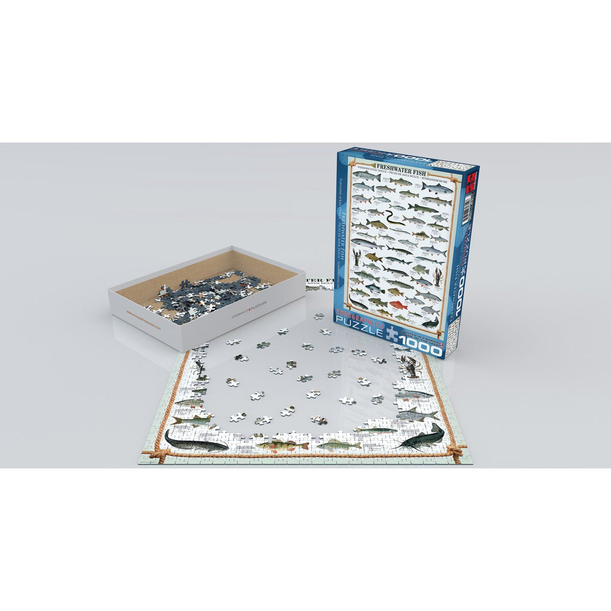 Freshwater Fish 1000 Piece Jigsaw Puzzle Eurographics