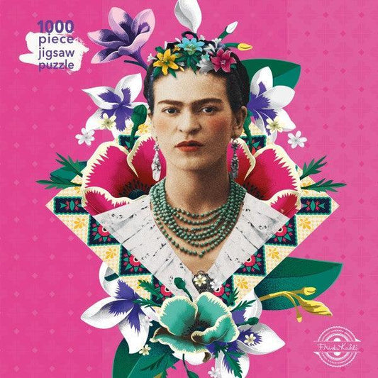 Frida Kahlo Pink 1000 Piece Jigsaw Puzzle Flame Tree