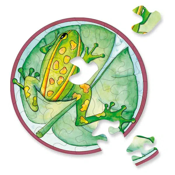 Frog 33 Piece Mini Matchbox Jigsaw Puzzle Curiosi