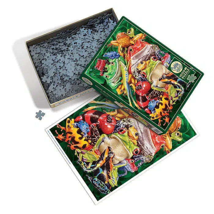 Frog Business 1000 Piece Jigsaw Puzzle Cobble Hill