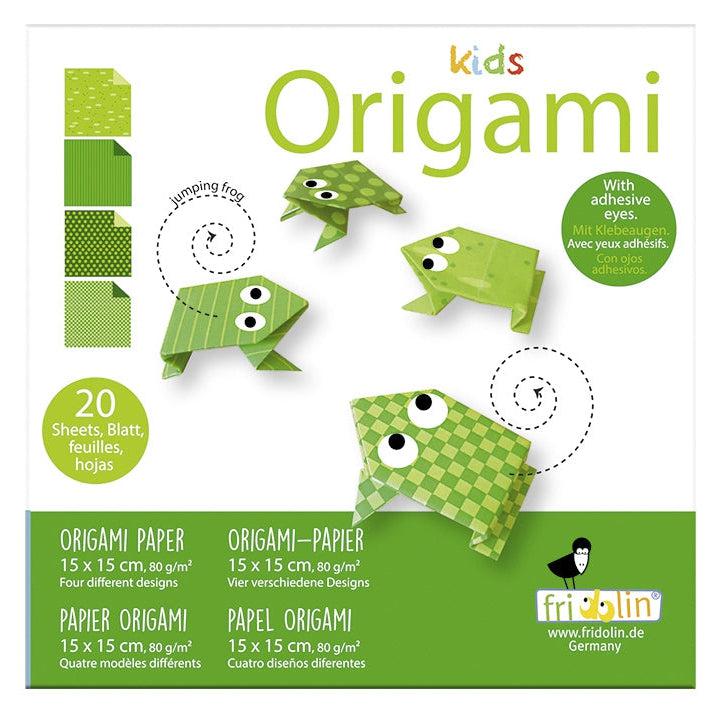 Frog Kids Origami Kit Fridolin