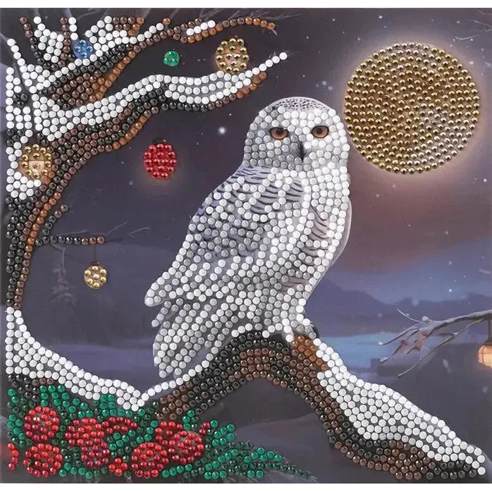 Frosted Moon Crystal Art Card Kit Craft Buddy