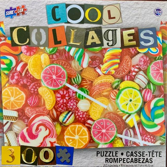 Fruit Candy Cool Collages 300 Piece Jigsaw Puzzle Sure Lox