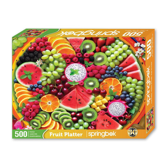 Fruit Platter 500 Piece Jigsaw Puzzle Springbok