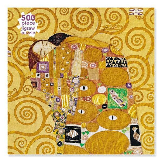 Fulfilment by Klimt 500 Piece Jigsaw Puzzle Flame Tree