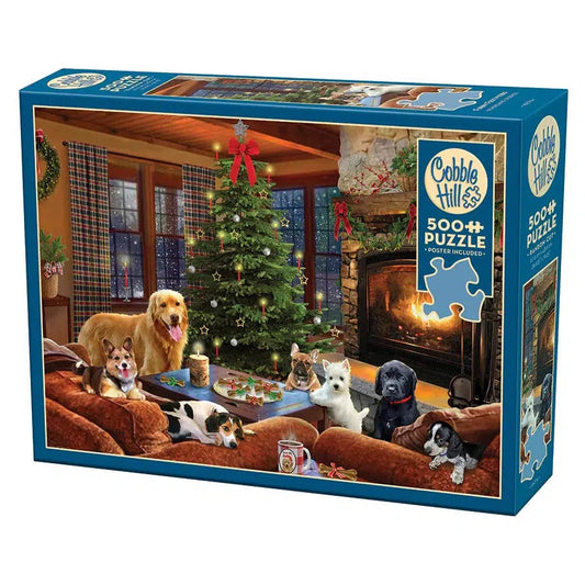 Furry Festivities 500 Piece Jigsaw Puzzle Cobble Hill