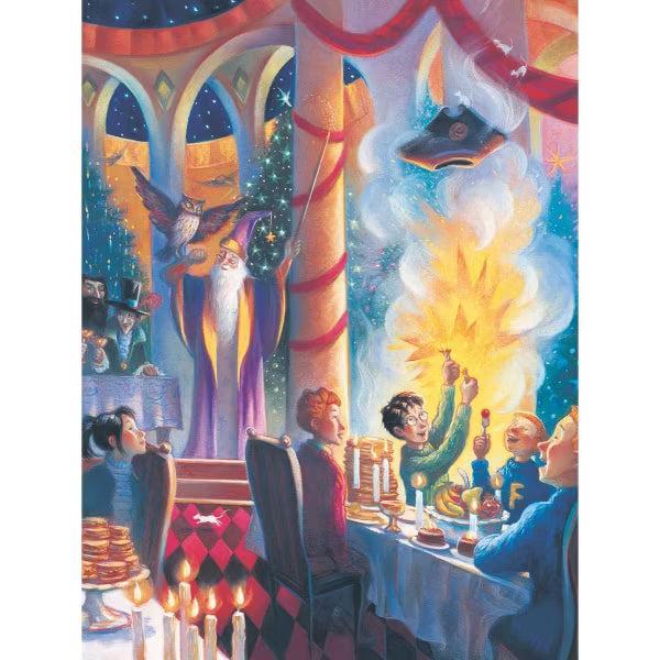 Harry Potter Christmas at Hogwarts 1000 Piece Jigsaw Puzzle NYPC