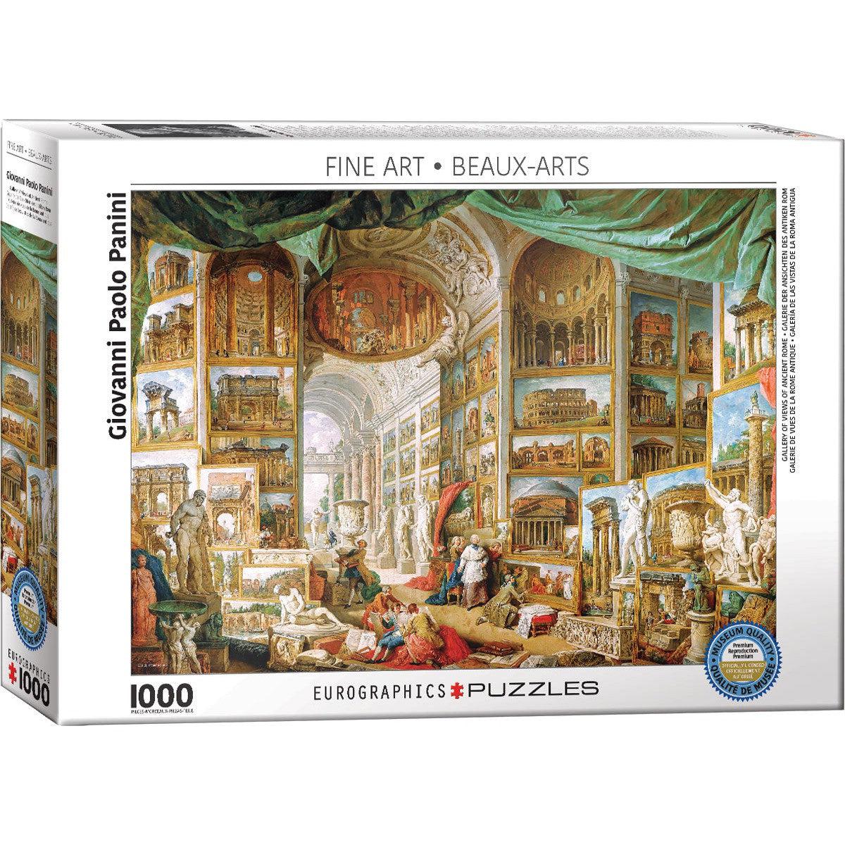 Gallery of Views of Ancient Rome 1000 Piece Jigsaw Puzzle Eurographics