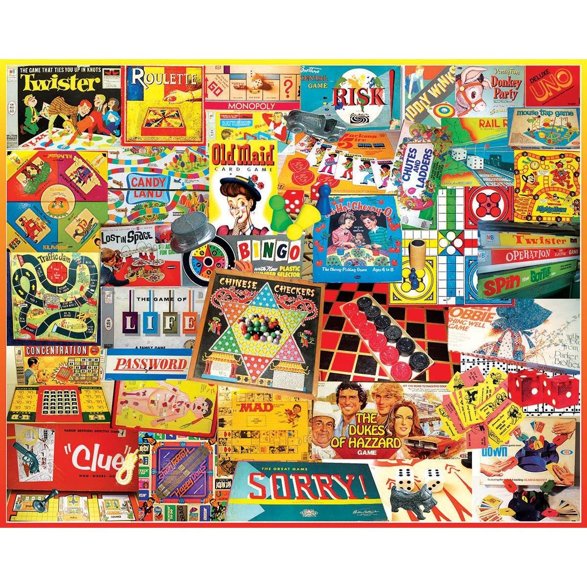 Games We Played 1000 Piece Jigsaw Puzzle White Mountain