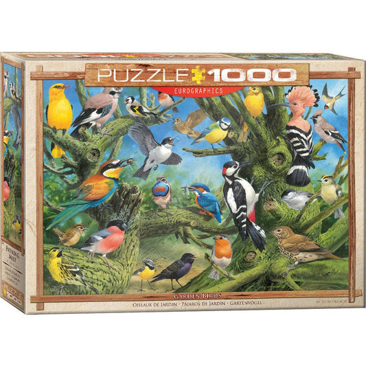 Garden Birds 1000 Piece Jigsaw Puzzle Eurographics