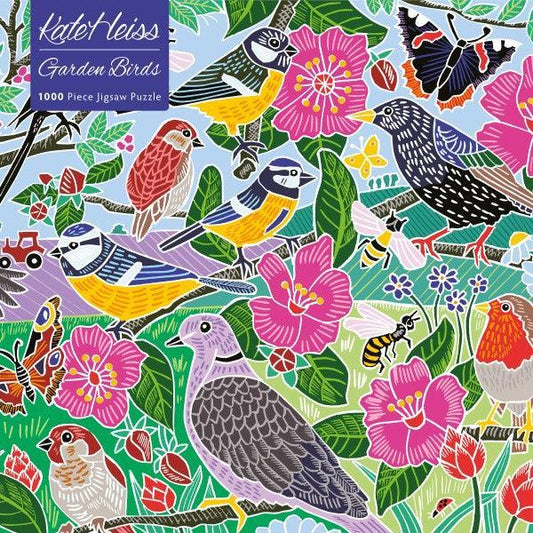 Garden Birds 1000 Piece Jigsaw Puzzle Flame Tree