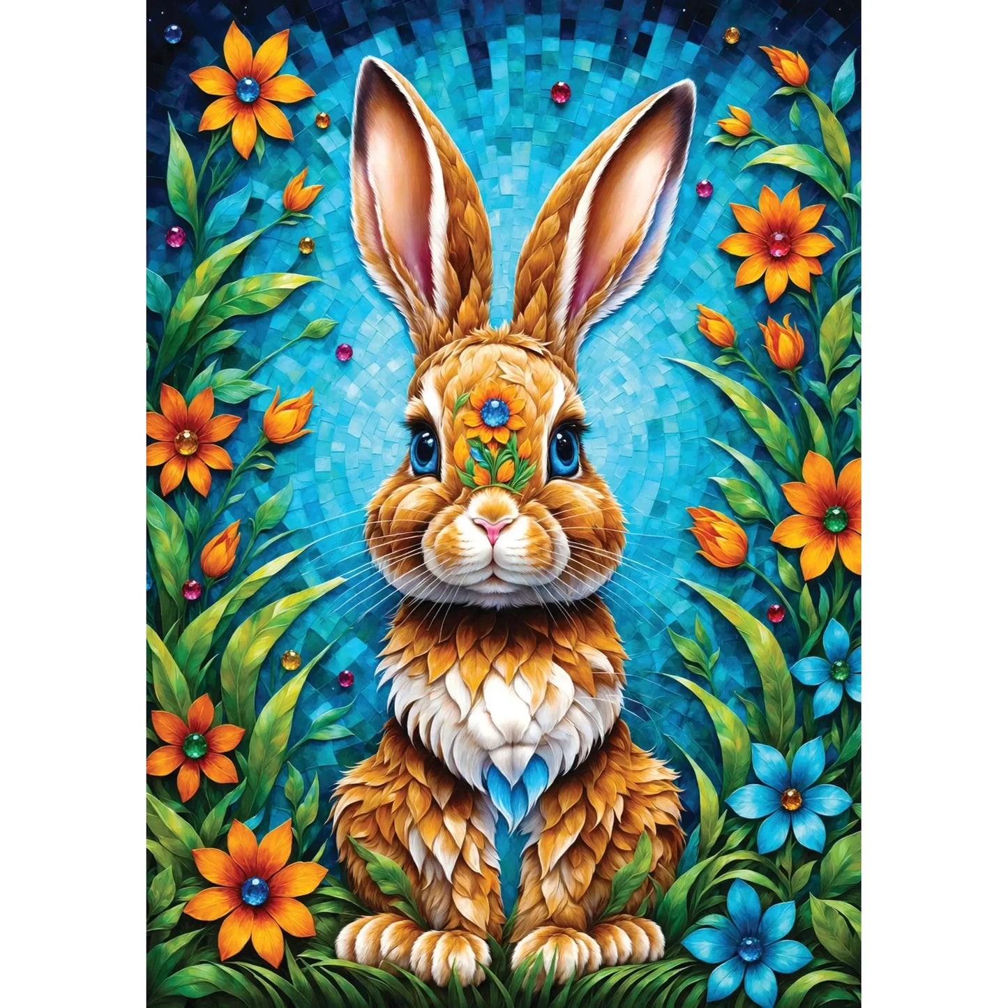 Garden Bunny 1000 Piece Jigsaw Puzzle Enjoy