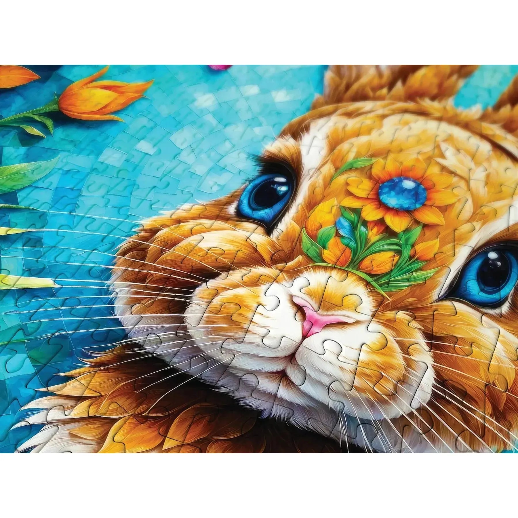 Garden Bunny 1000 Piece Jigsaw Puzzle Enjoy
