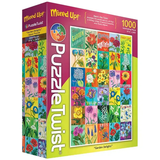 Garden Delights "Mixed Up" 1000 Piece Jigsaw Puzzle PuzzleTwist