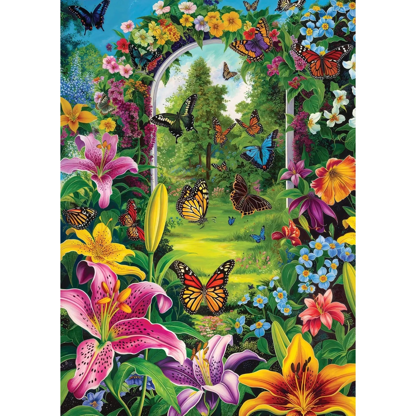 Garden Passage 1000 Piece Jigsaw Puzzle Enjoy