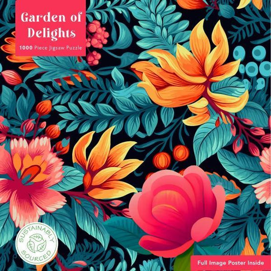 Garden of Delights 1000 Piece Jigsaw Puzzle Flame Tree