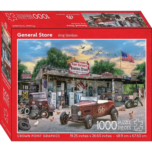 General Store 1000 Piece Soft Touch Jigsaw Puzzle Crown Point