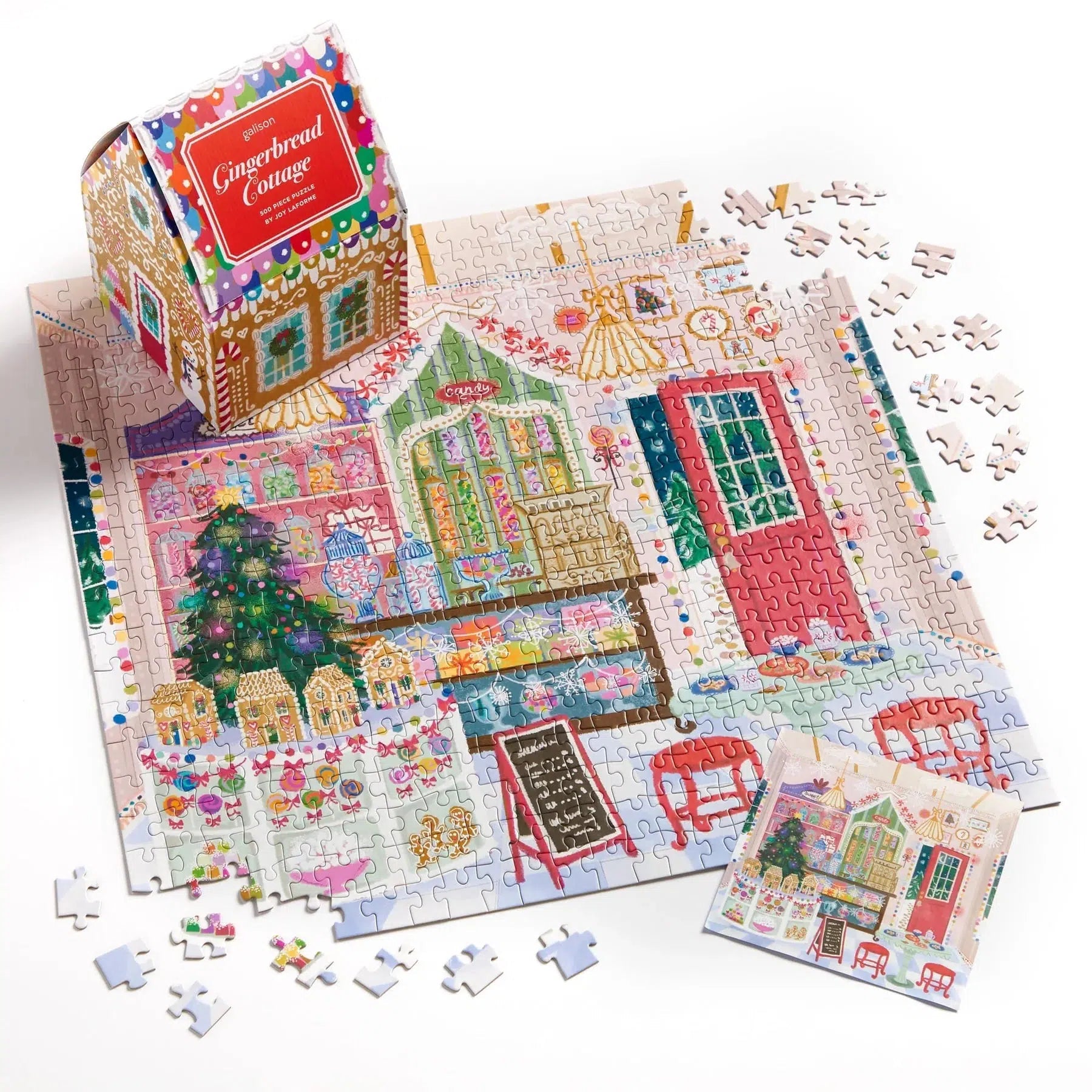 Gingerbread Cottage 500 Piece Jigsaw Puzzle Galison