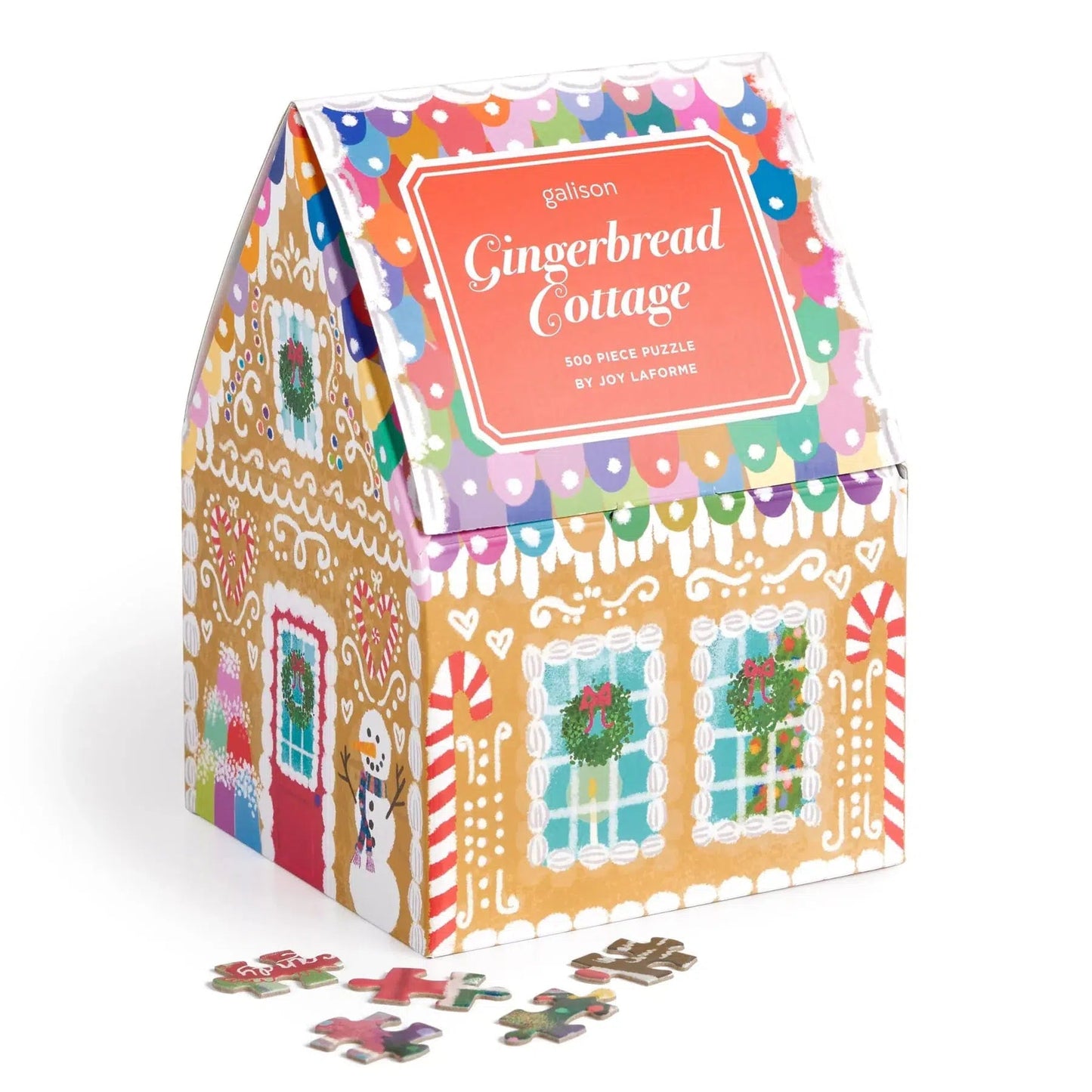 Gingerbread Cottage 500 Piece Jigsaw Puzzle Galison