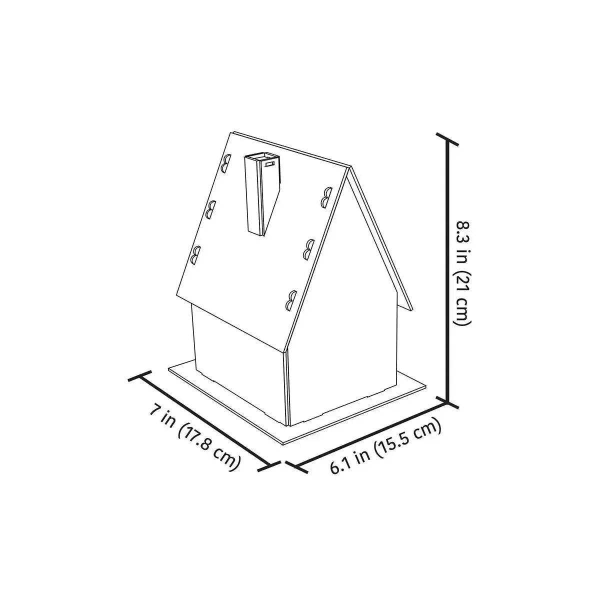 Gingerbread House 302 Piece 3D Jigsaw Puzzle Eurographics