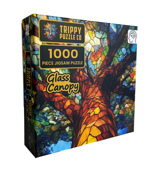 Glass Canopy 1000 Piece Jigsaw Puzzle Trippy
