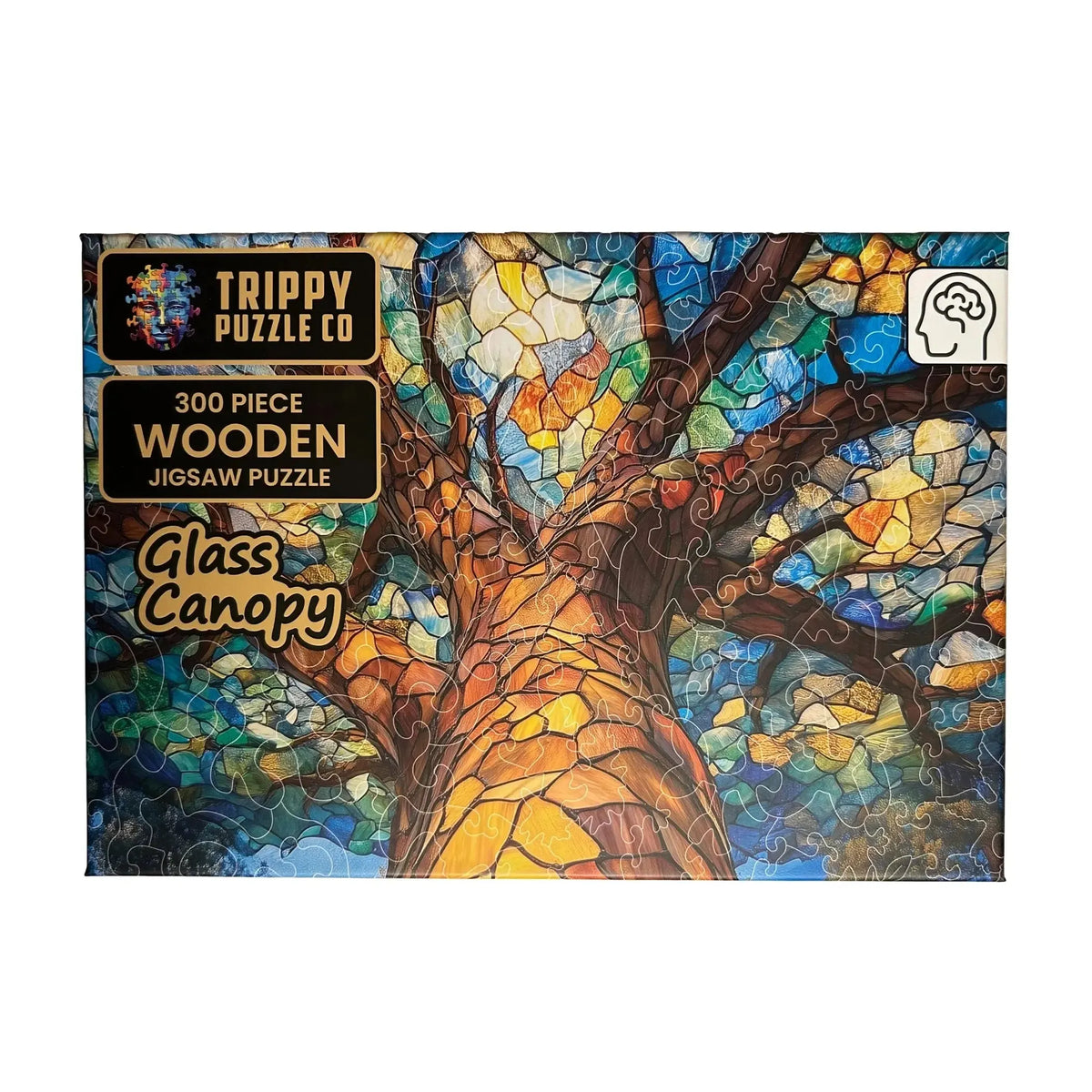 Glass Canopy 300 Piece Wooden Jigsaw Puzzle Trippy