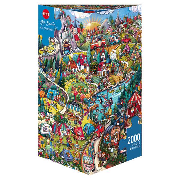 Go Camping! 2000 Piece Jigsaw Puzzle Heye