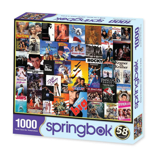 Going to the Movies 1000 Piece Jigsaw Puzzle Springbok